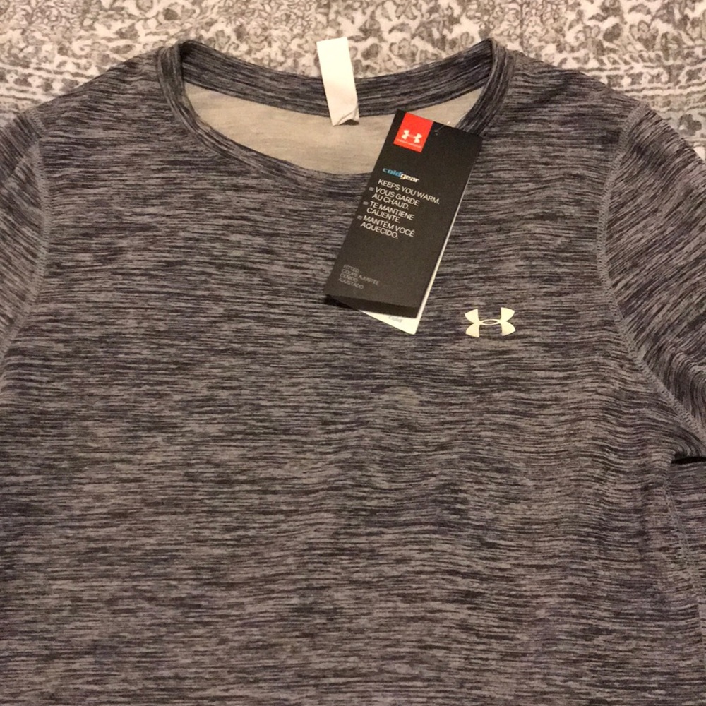 Long sleeve cold gear under armour running top